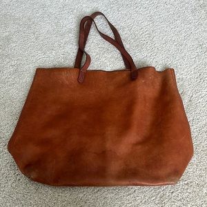 Madewell leather tote
